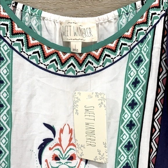 NEW! Boho Print Tank - Picture 2 of 5